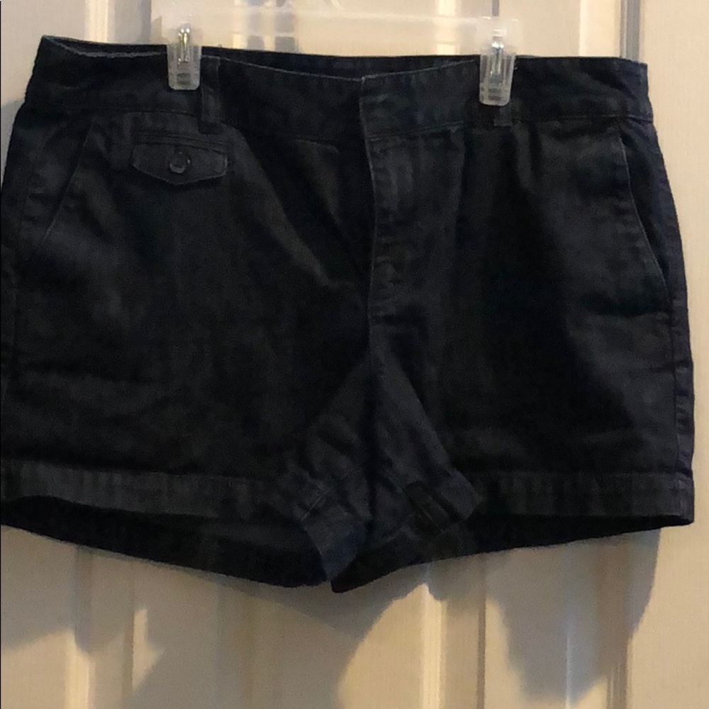 Loft dark denim shorts